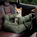 Lit de voiture pour chien rembourré, attache à la ceinture