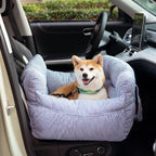 Lit de voiture pour chien rembourré, attache à la ceinture