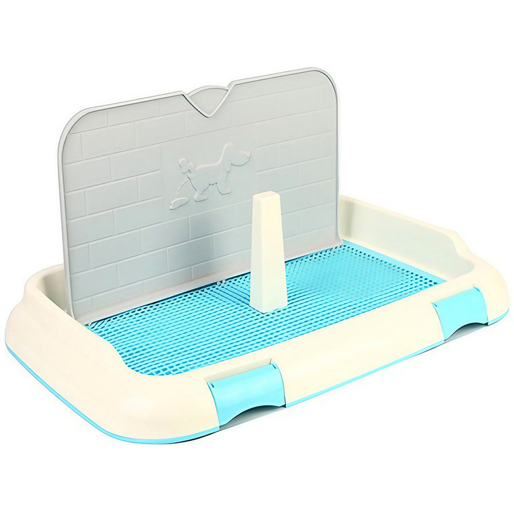 Litière pour chien mâle avec paroi anti-fuite, 34 x 47 cm, bleu
