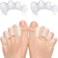 Écarteurs d'orteils en silicone souple, lot de deux, S, M ou L
