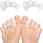 Écarteurs d'orteils en silicone souple, lot de deux, S, M ou L