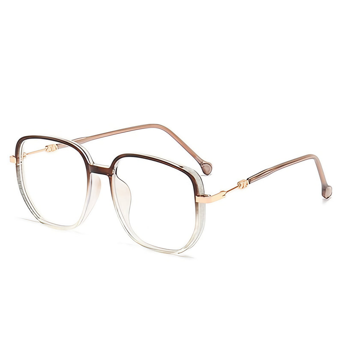 Lunettes de lecture avec filtre lumière bleue, de +1 à +4, marron