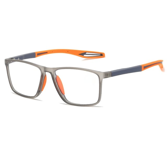Lunettes de lecture multifocales légères, quatre coloris, orange
