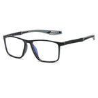 Lunettes de lecture multifocales légères, verres anti-rayures, noir