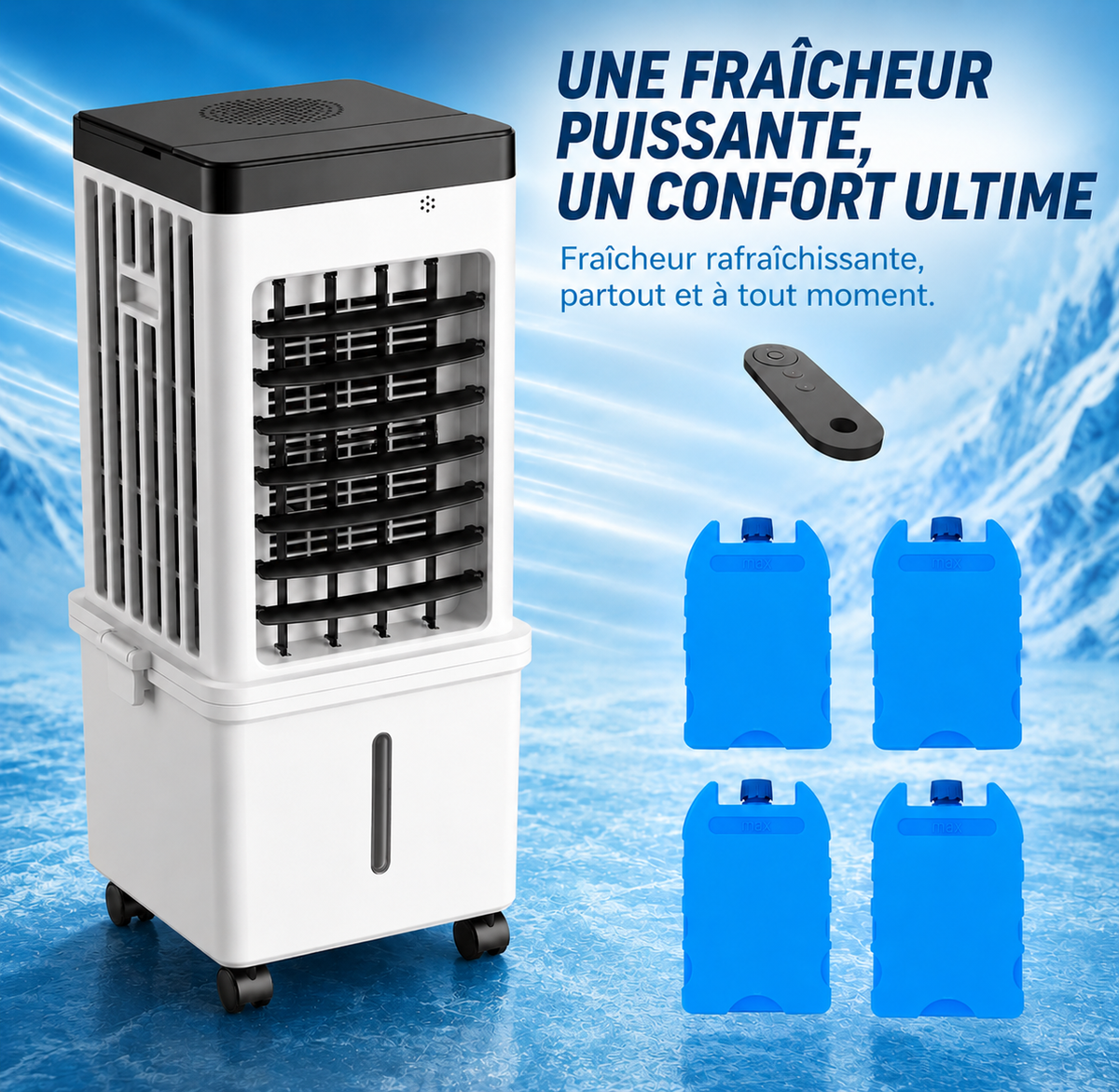 Climatiseur portable sans installation à la fenêtre