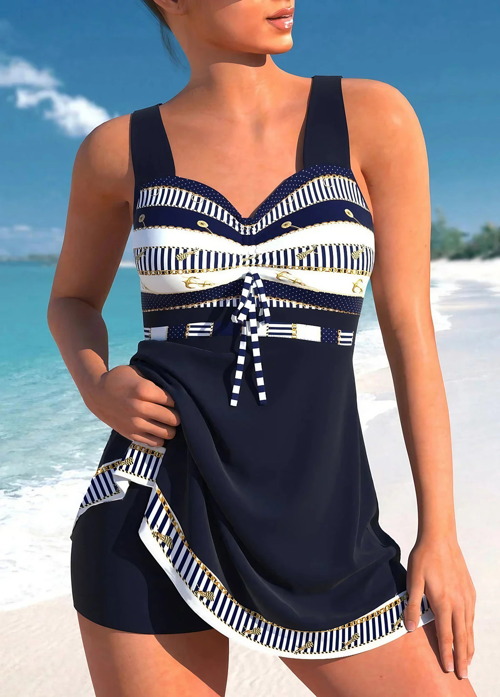Maillot de bain une pièce femme, noir, bleu ou gris, noir