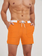 Maillot de bain homme à séchage rapide, huit coloris, S au 3XL, labour