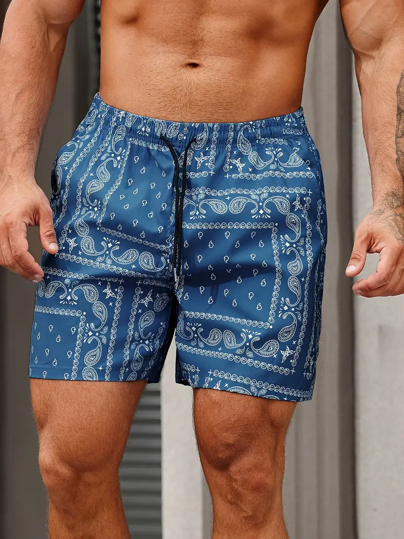 Short de bain homme à séchage rapide, sept coloris, S au 3XL, bleu marine