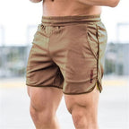 Maillot de bain homme ajusté, séchage rapide, onze coloris, marron