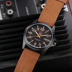 Montre outdoor homme étanche 50 m, boîtier 45 mm, chronomètre