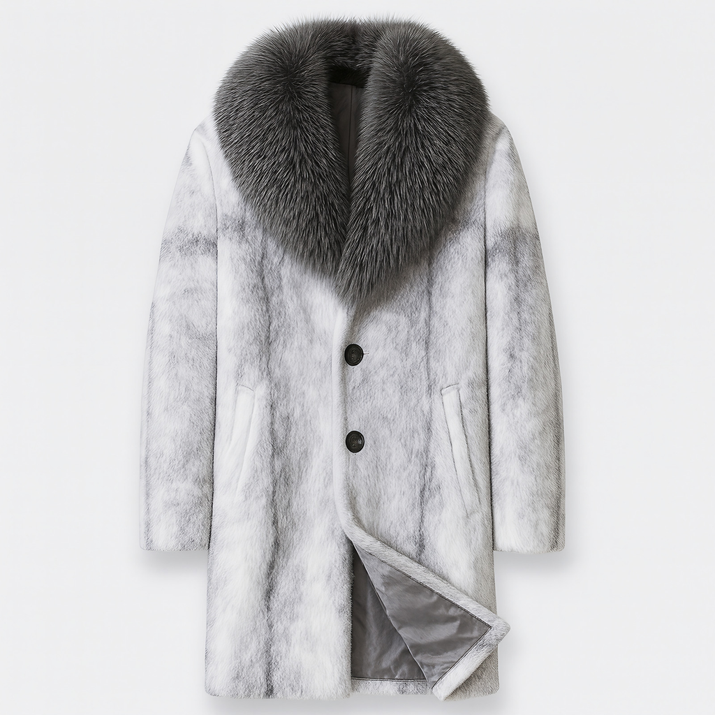 Manteau chaud homme d'hiver, intérieur doux, trois coloris, blanc