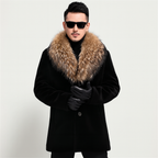 Manteau chaud homme d'hiver, intérieur doux, trois coloris