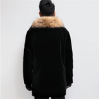 Manteau chaud homme d'hiver, intérieur doux, trois coloris