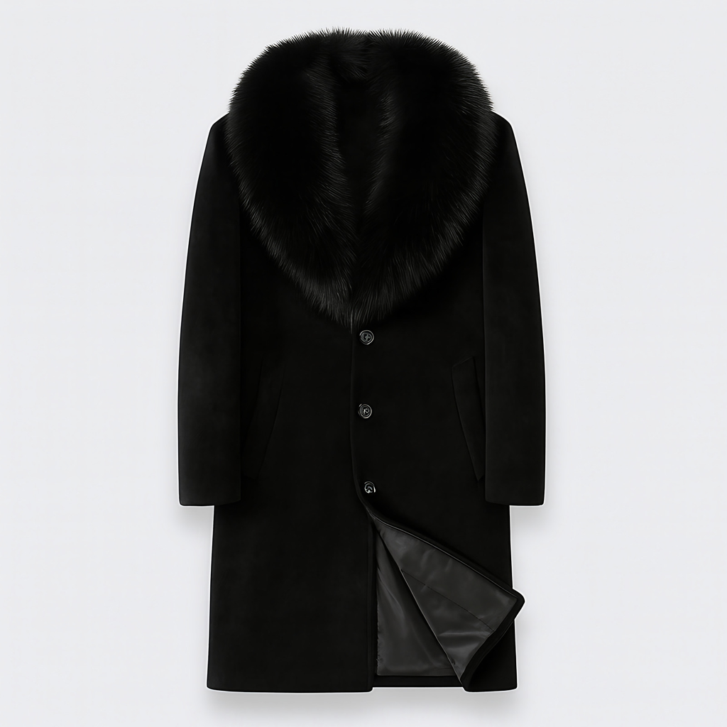 Manteau chaud homme d'hiver, intérieur doux, trois coloris, noir