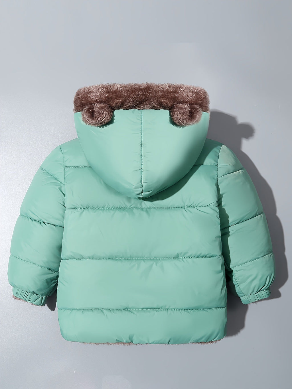 Manteau d'hiver enfant à oreilles d'ours, de 1 à 8 ans