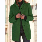 Manteau d'hiver femme chaud, six coloris, du S au 3XL, vert