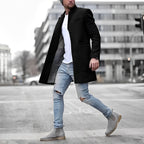Manteau d'hiver homme, quatre coloris, du XS au 3XL, noir