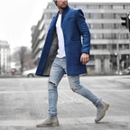 Manteau d'hiver homme, quatre coloris, du XS au 3XL, bleu