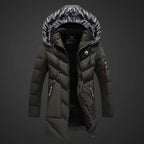 Manteau d'hiver homme à capuche ajustable, du XS au 4XL