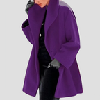 Manteau femme à capuche, coupe ample, sept coloris, du S au 5XL, violet