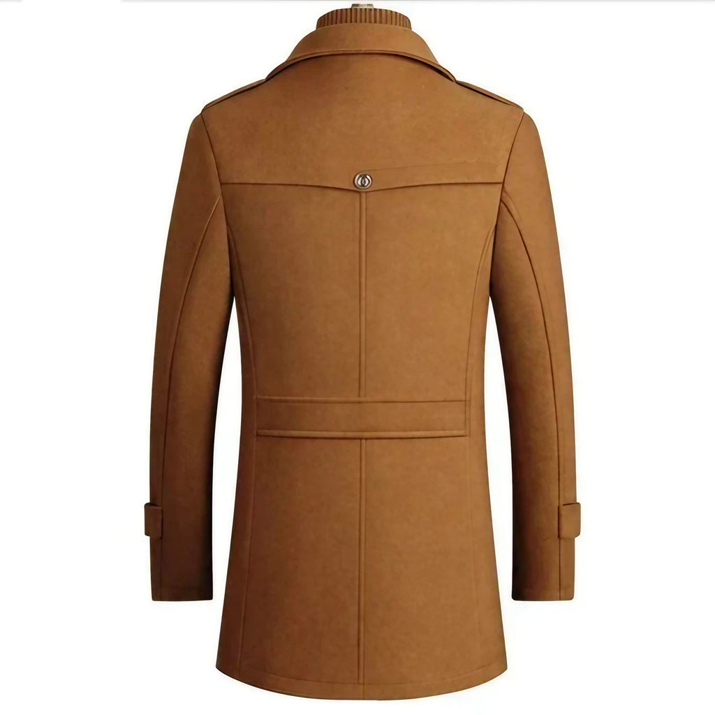 Manteau homme à col amovible, du M au 5XL, trois coloris