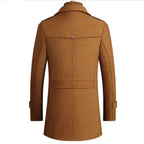 Manteau homme à col amovible, du M au 5XL, trois coloris