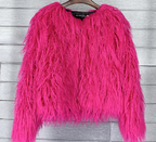 Manteau court femme, douze coloris vifs ou classiques, du XS au 2XL, rose rouge