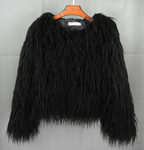 Manteau court femme, douze coloris vifs ou classiques, du XS au 2XL, noir