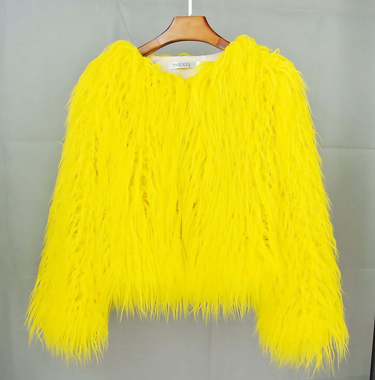 Manteau court femme, douze coloris vifs ou classiques, du XS au 2XL, jaune