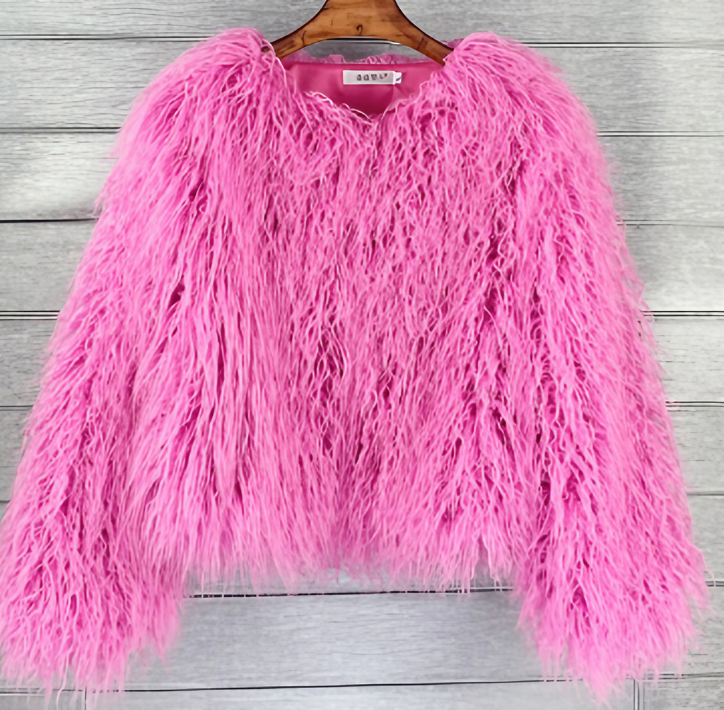 Manteau court femme, douze coloris vifs ou classiques, du XS au 2XL, rose vif