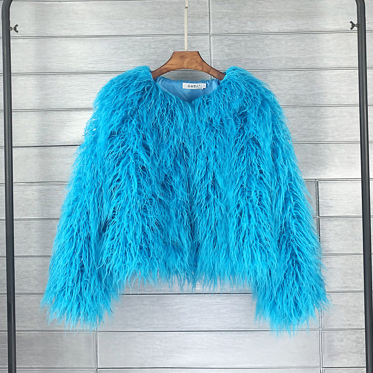 Manteau court femme, douze coloris vifs ou classiques, du XS au 2XL, bleu lagon