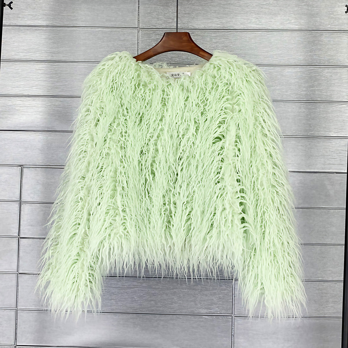 Manteau court femme, douze coloris vifs ou classiques, du XS au 2XL, vert clair