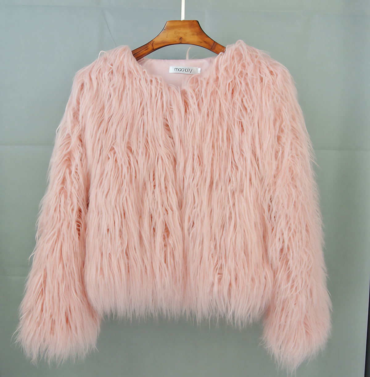 Manteau court femme, douze coloris vifs ou classiques, du XS au 2XL, rose