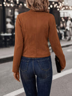 Manteau court à double boutonnage femme, du XS au XL