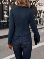 Manteau court à double boutonnage femme, du XS au XL