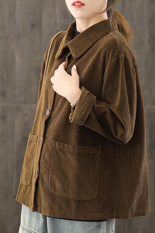 Veste femme à poches, noir, violet ou café, du M au 2XL