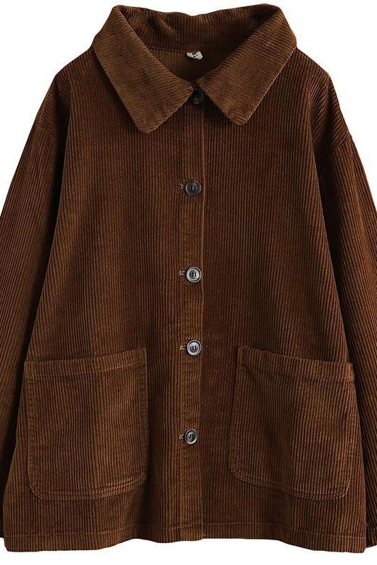 Veste femme à poches, noir, violet ou café, du M au 2XL