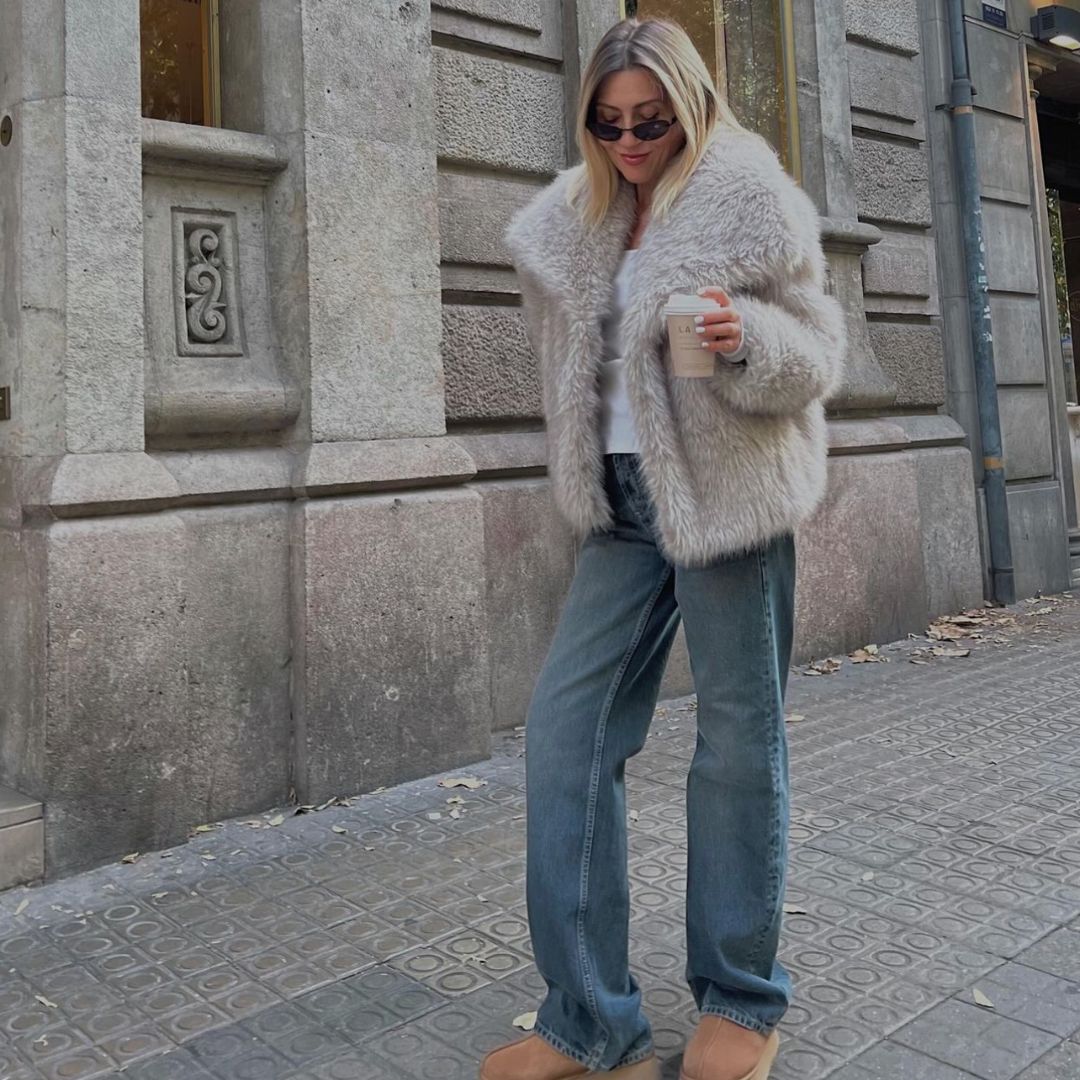 Manteau d'hiver femme, blanc ou noir, du XS au L