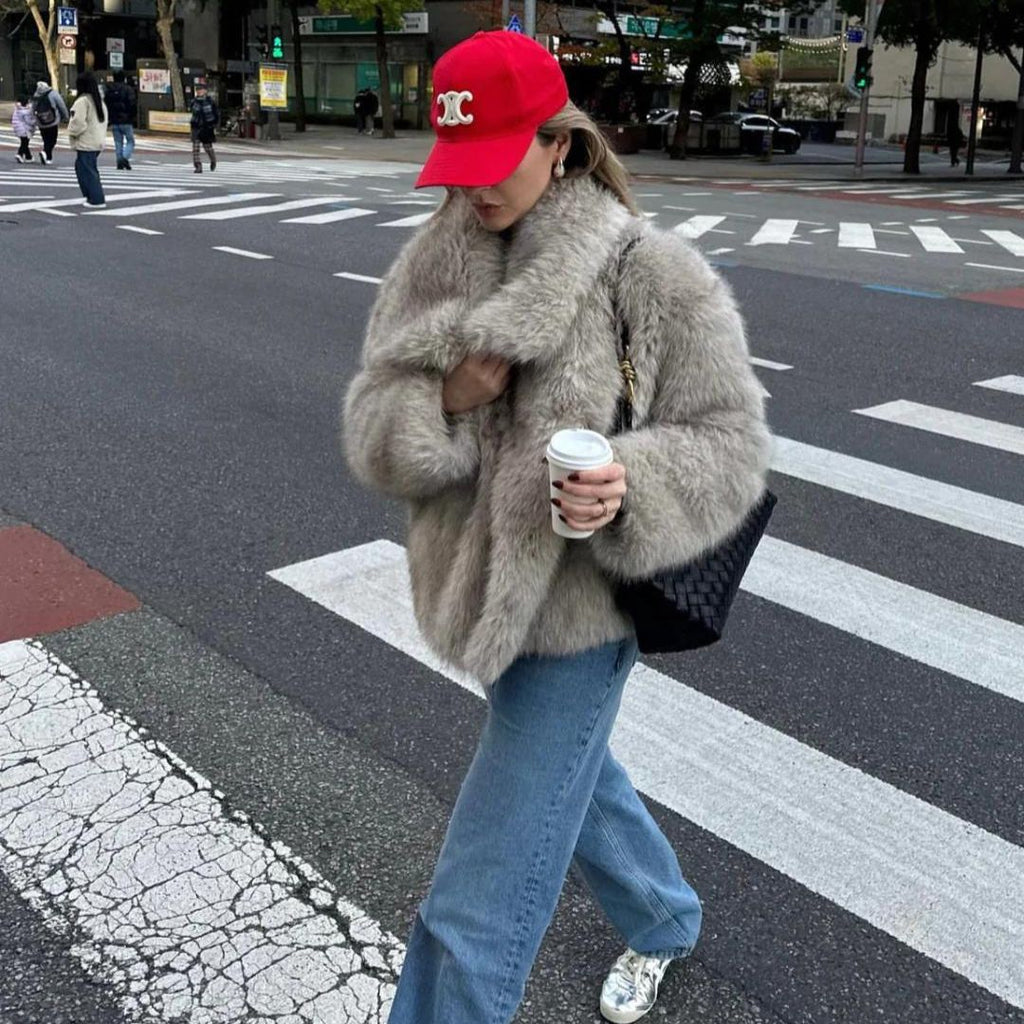 Manteau d'hiver femme, blanc ou noir, du XS au L