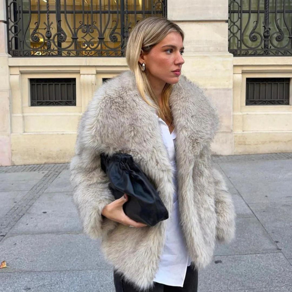 Manteau d'hiver femme, blanc ou noir, du XS au L