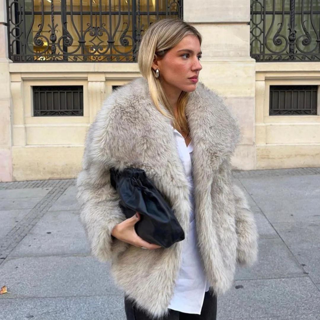 Manteau d'hiver femme, blanc ou noir, du XS au L