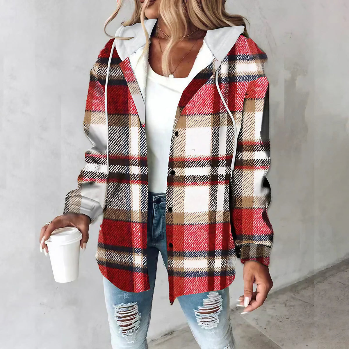 Manteau femme d'hiver chaud et léger, sept coloris, du XS au 3XL, rouge