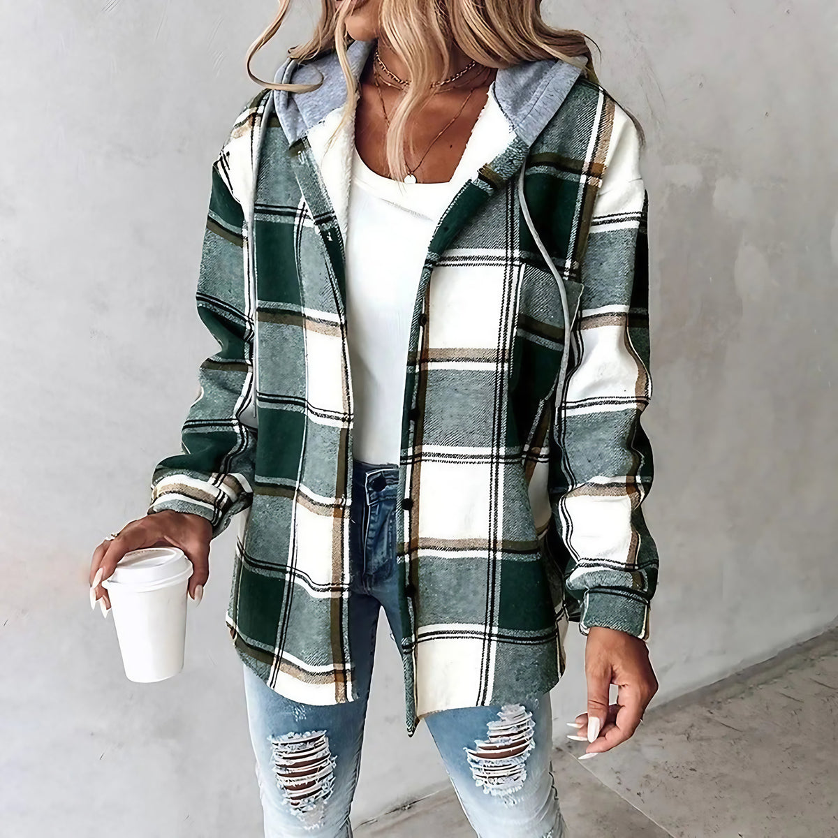 Manteau femme d'hiver chaud et léger, sept coloris, du XS au 3XL, vert