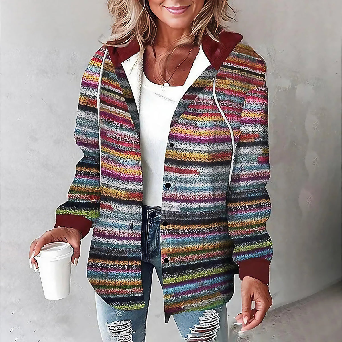 Manteau femme d'hiver chaud et léger, sept coloris, du XS au 3XL, mauve