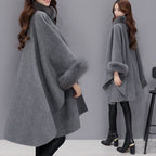 Manteau femme à col douillet, coupe ajustée, du S au 5XL