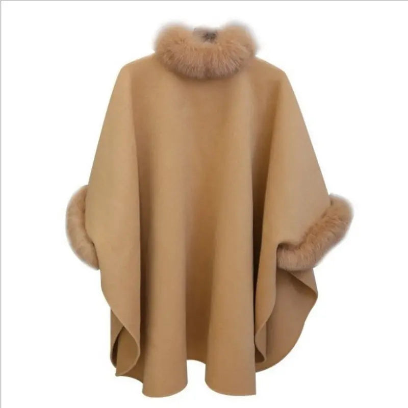 Manteau femme à col douillet, coupe ajustée, du S au 5XL