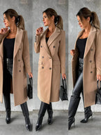 Manteau d'hiver femme, abricot, noir ou blanc, du S au 2XL, abricot