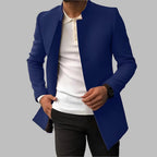 Manteau homme coupe ajustée, cinq coloris, du XS au 4XL, bleu 02