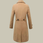 Manteau long homme, coupe habillée, noir, gris ou kaki
