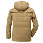Manteau d'hiver homme à capuche, finition déperlante, du XS au 5XL